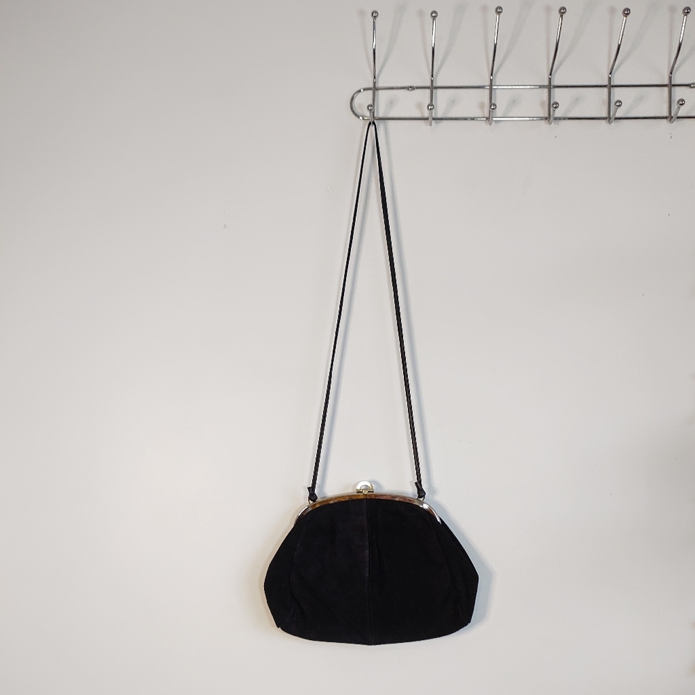 Vintage Suede Shoulder bag / Purse
